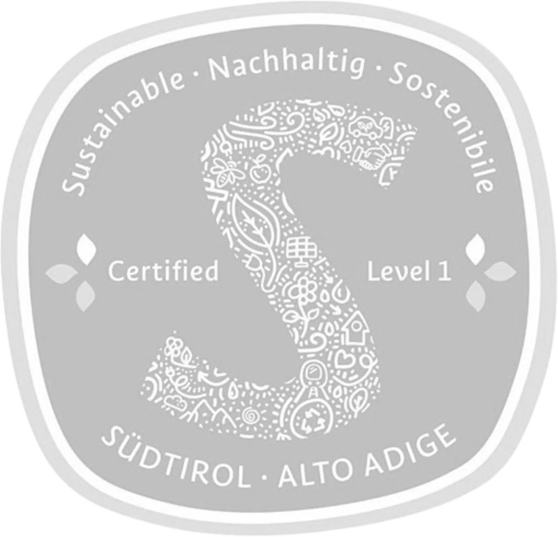 Nachhaltigkeitssiegel Südtirol Level 1 zertifiziert