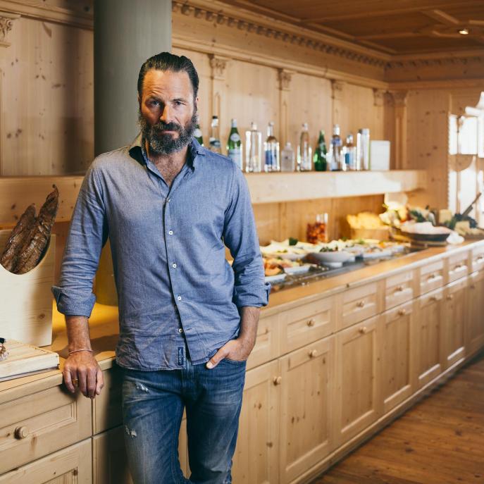 Vincent in the show kitchen